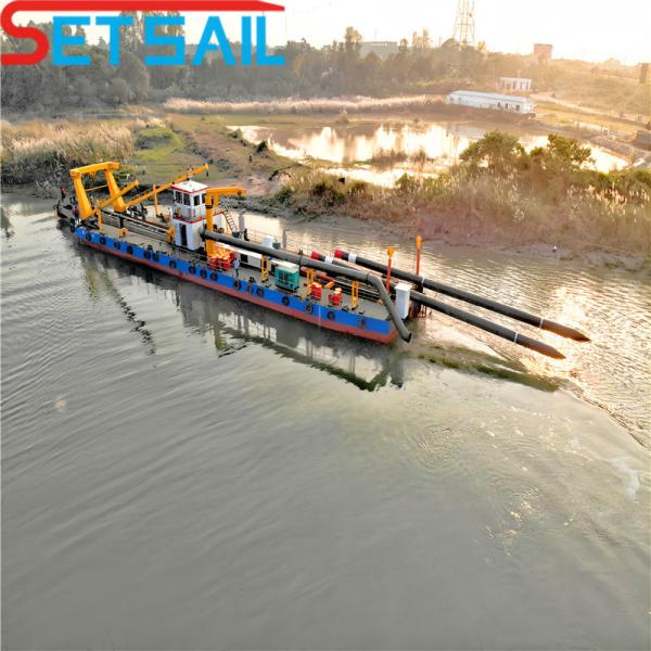 High Capacity Cummins Diesel Engine Cutter Suction Dredger for Dredging Depth of 16m