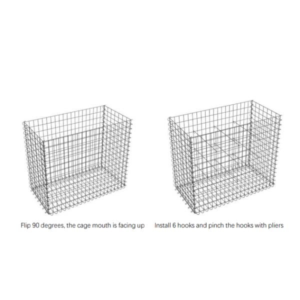 6mm Retaining Flood Control Welded Gabion Basket