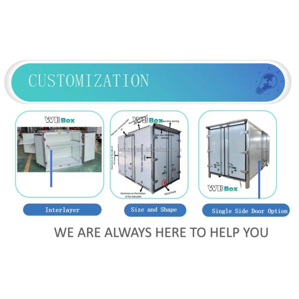 Integrated Mobile Freezer -86~-15 Degrees Freezer for Seafood Fruit Quick-Freezing Unit with Compressor Container