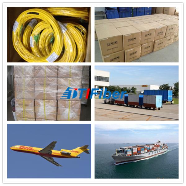 Single mode / Multimode PDLC Fiber Optic patch Cord with Waterproof Outdoor Cable