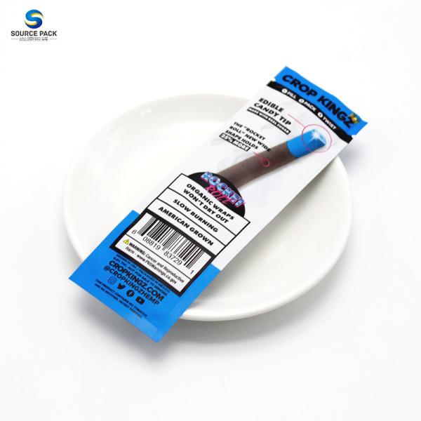 High Capacity Cigar Packaging Three Side Sealed Moisture-Proof Plastic Bags