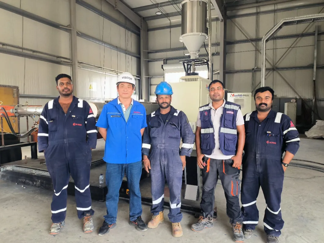 HDPE PP Double Wall Corrugated Pipe Extrusion Line