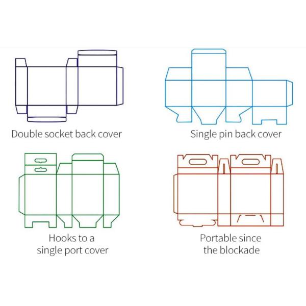 Spot UV Flocking Colored Packaging Boxes Aqueous Coating Pantone Cardboard Youfu