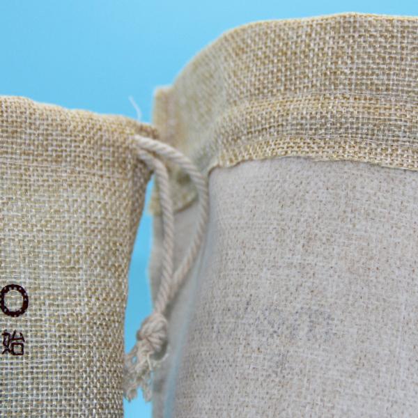 Heat Preservation Pot Package Round Bottom Jute Drawstring Pouch