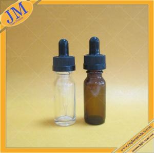 Quality 15ml clear and amber boston round bottle with childproof cap for sale