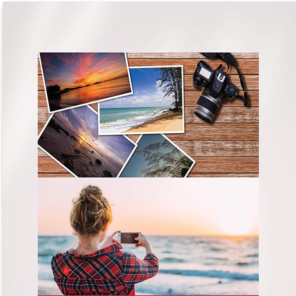 A4 Glossy Photo Paper sample showing packaging and individual sheets