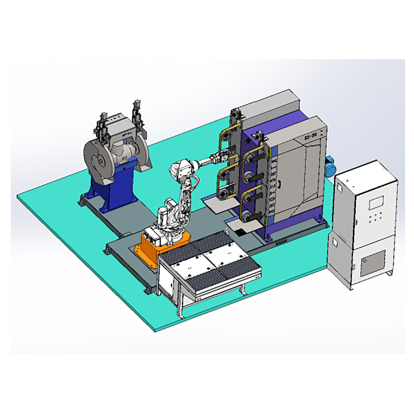 Automatic Metal Polishing Machine Robotic Arm Buffing Grinding Sanding System for Sheet Metal Plate