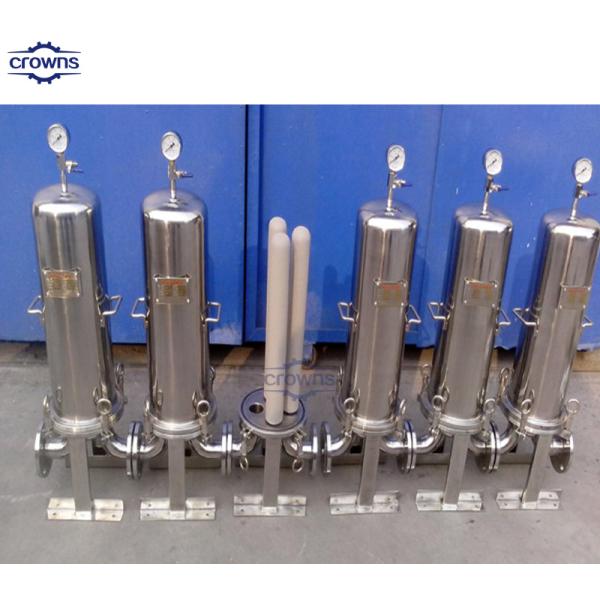 316 304 Industrial Water Customized Stainless Cartridge Food Grade Filter Multi Cartridge Housings Manufacturers