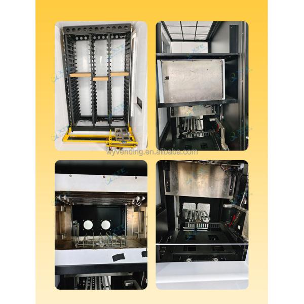 XY Axis Lift Self Service Frozen Heated by Microwave Oven Fast Food Custom Lets Pizza Vending Machine