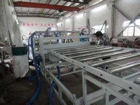 Quality Conical Twin Screw Plastic Extruder , WPC Board Production Line for sale