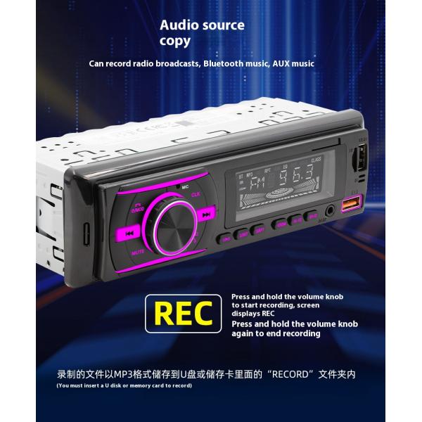 Creatall Universal Car MP3 Player with BT Wireless Positioning USB Amplifier & Radio MP3 Player for Car Use