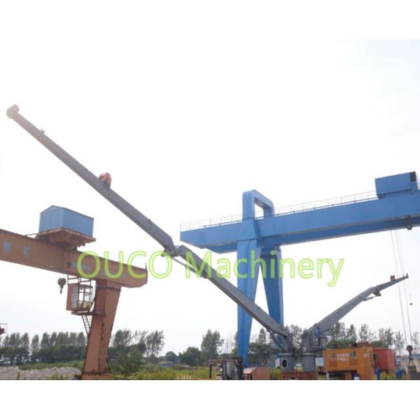 30m Knuckle Boom 1t Wide Shipyard Crane Working Radius
