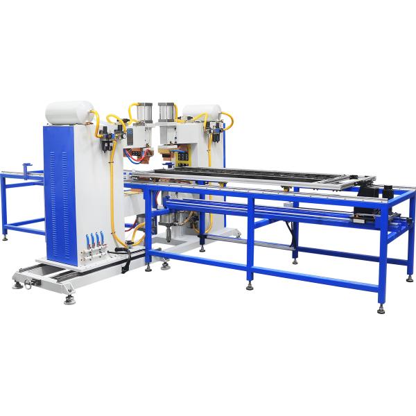 Lengthened Single Electrode XY Axis Mobile Welding Machine With Automatic Moving Feeder