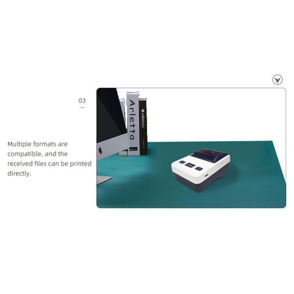 USB BT Wireless Interface Mini Portable Thermal Mobile Printer for Blue Tooth Printing