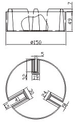 Plastic Square Elevator Oil Can 0.1kg/Pc With ISO9001 Certificate