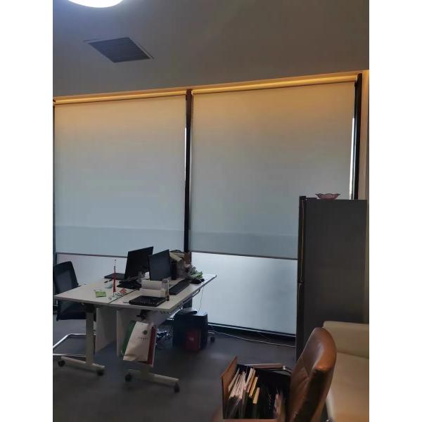 100% Polyester Jacquard Blackout Roller Blinds Fabric For Windows