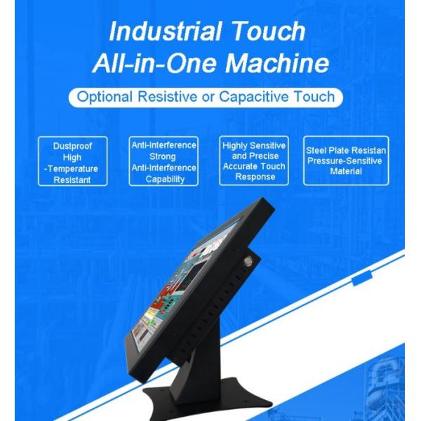 Narrow-Bezel Industrial Embedded Displays 12.1 Inch PCAP Touch Screen Panel PC Computer for Machine Control System IPC
