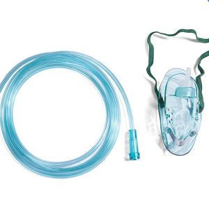 Quality Hyperbaric Oxygen Therapy Mask , Medical PVC Oxygen Delivery Mask With Tubing for sale
