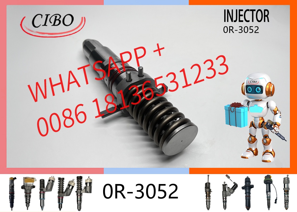 original 0R-3052 Common Rail Fuel Injector for 3508 3512 3516 Diesel Engine 7E6408 7E-6408 0R3052 Excavator 777B 785 789 Fuel Injection Parts original