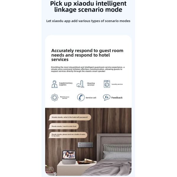 Flame‑retardant, 3C Certified Smart Switch for Hotel/Home – Intelligent Control