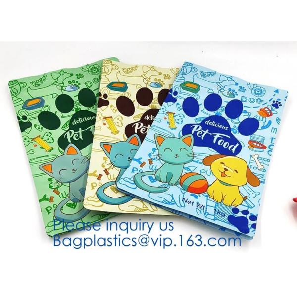 Customized Personalized Pet / Metpet / Pe Material Plastic Food Bag Printing Cheap,dust-free workshop pet food bag PACK