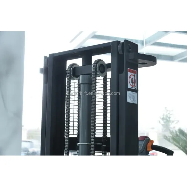 Customized Electric Pallet Stacker with DC Motor and PU Wheels for Efficient Narrow Aisle Operations