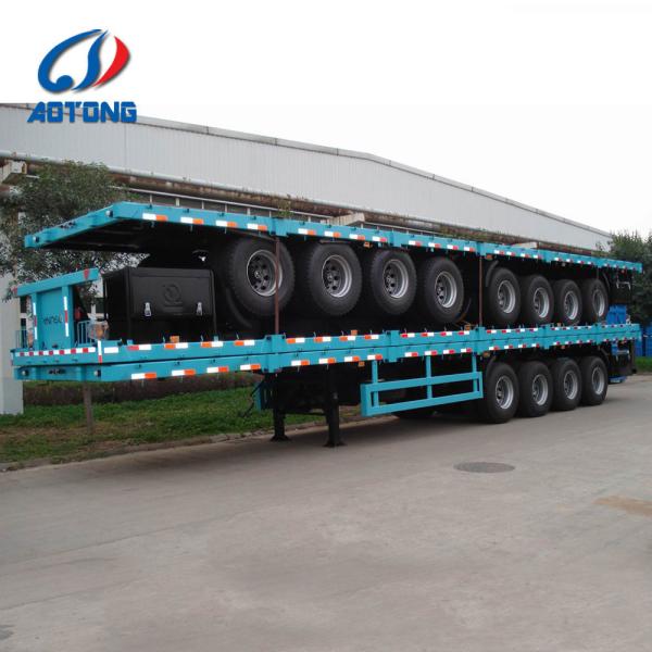 40FT Flatbed Semi Trailer - Side View