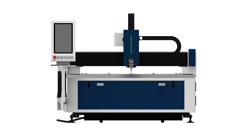 QH - 3015F Single Platform Sheet Metal Laser Cutting Machine 3000W with robotic loading and unloading systems