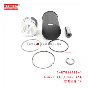 China 1-87814728-1 Engine Cylinder Liner Set suitable for ISUZU 700P 4HK1 1878147281 on sale