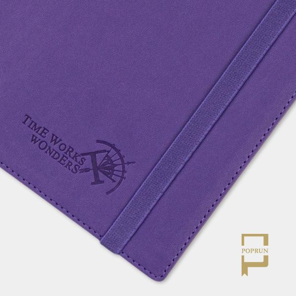 8.5'' x 6.5'' Weekly Planner Jul. 2023 - Jun. 2023 Purple With Customization Options
