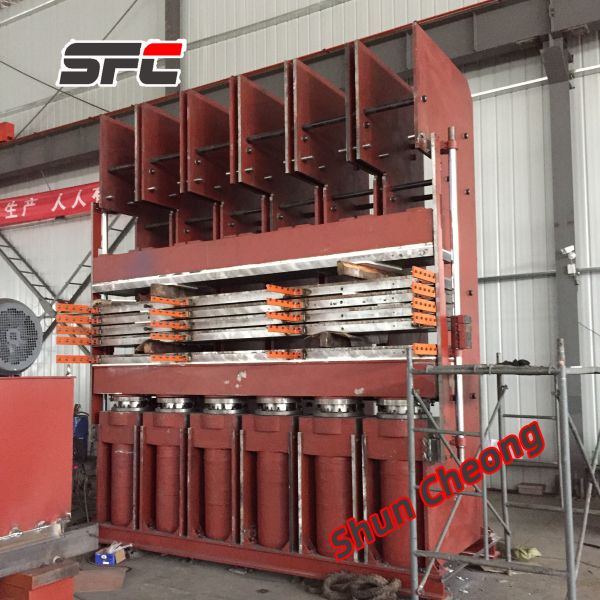 Automatic Tire Tread Vulcanizing Machine with 800 Ton Total Pressure and 5500×360×70 Plate Size