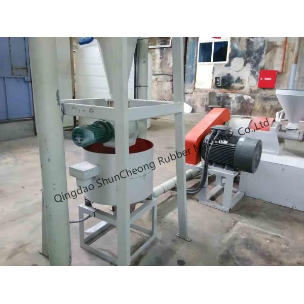 PLC Controlled Waste Tire Recycling Line with Customizable Operation Mode and Steel Wire Separation for Rubber Powder Production