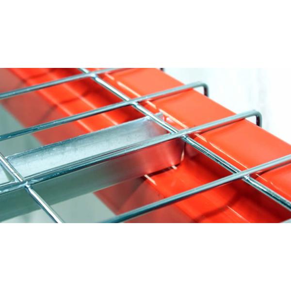 Customizable Height Wire Mesh Decking for Selective Racking Organization