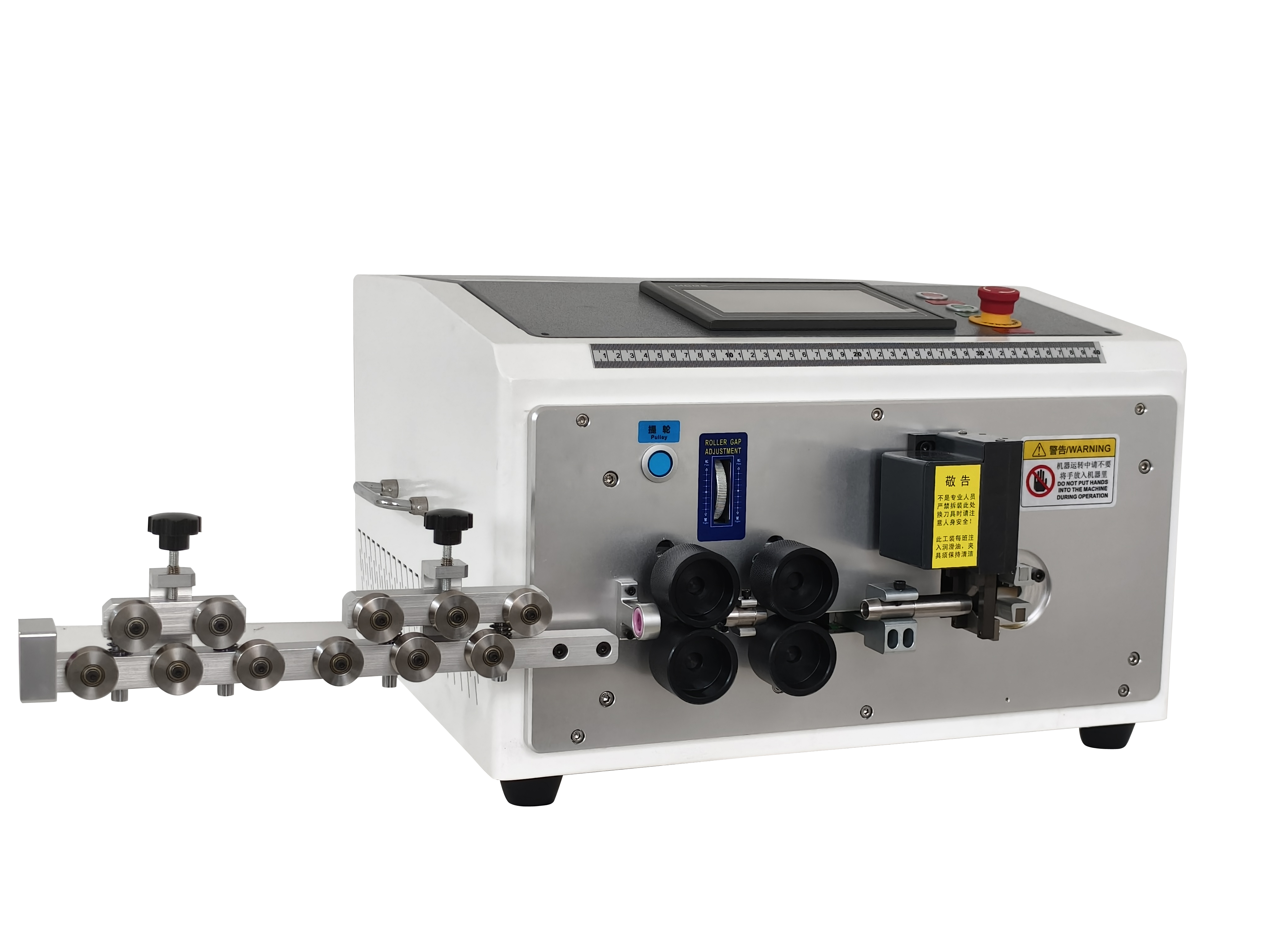 PLC Cable Cutting Machine 7 Inch Touch Screen Wire Processing Machine 220V