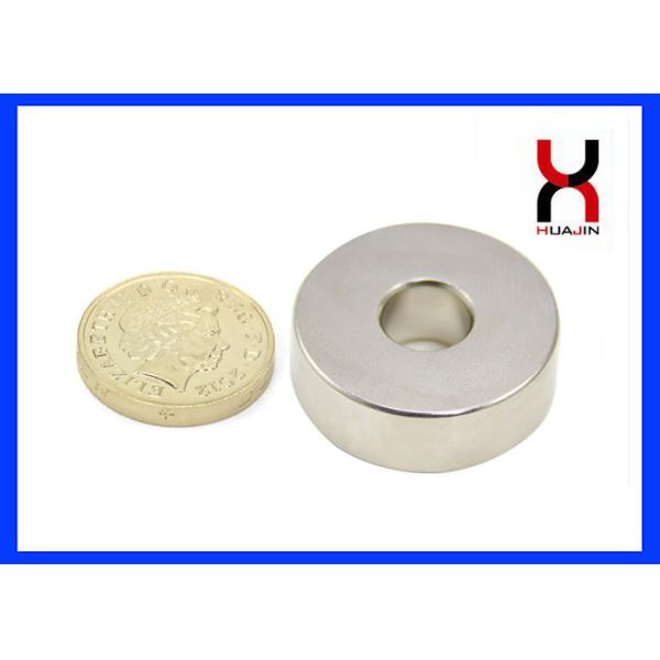 Neodymium N52 Ring Shaped Magnet Customized Diameter And Thickness