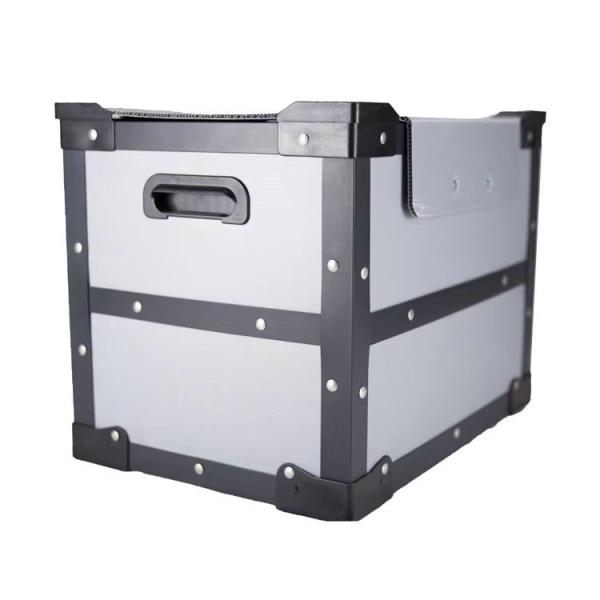 Anti Corrosion Plastic Shipping Box Rectangular Fluted Plastic Containers Customized