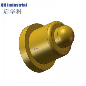China SMT 2.0mm  Large Amphenol Single End Brass Spring Loaded Pin Reel Tape Package Pogo Pin on sale