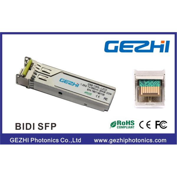 40km Single Mode BIDI SFP Transceiver OC-3 / STM-1 / Fast Ethernet 1000base