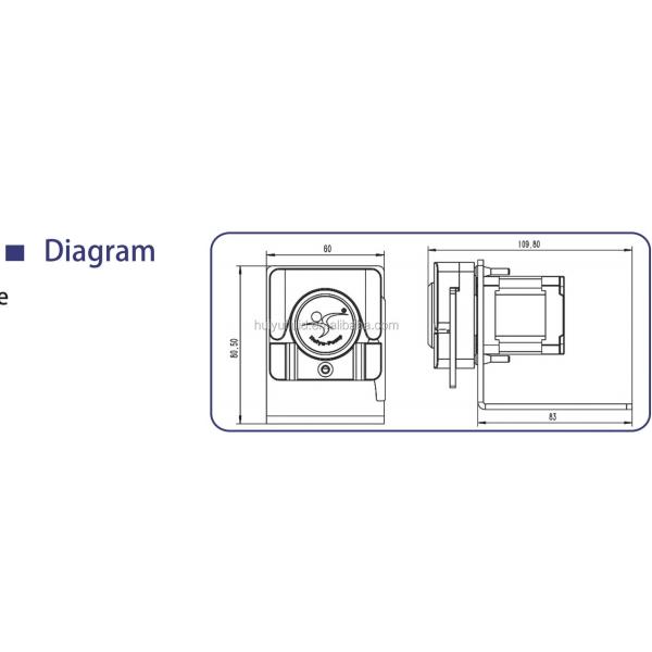 Reciprocating Micro Peristaltic Pump Flow Rate Oem Without Drive