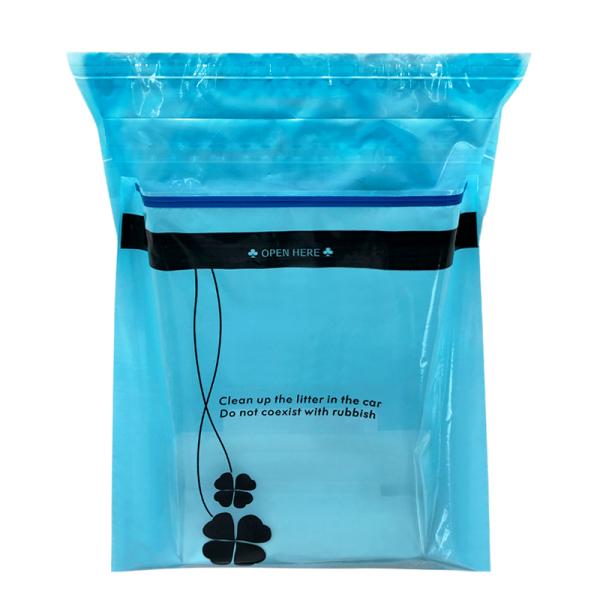 25*30cm Disposable Garbage Bag With Self Adhesive Sticker