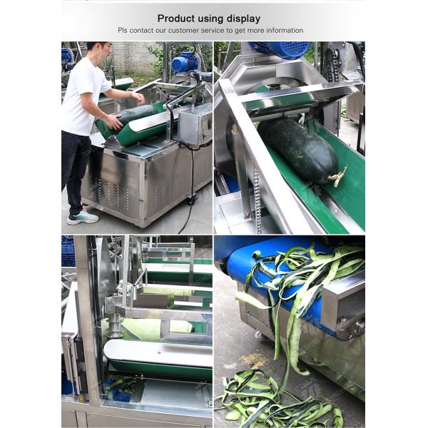 Large winter melon peeling machine papaya chieh-qua pumpkin wax gourd pineapple watermelon Hami Melon processing production Peeling & polishing
