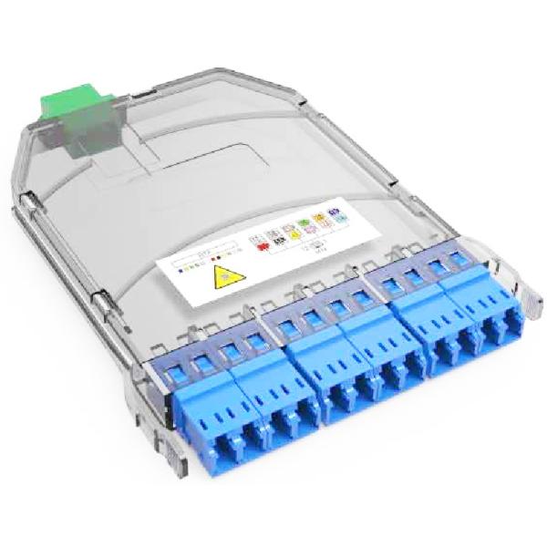 19' 4U 576F Rack Mount MTP MPO Cassette Patch Panel With Various Adapter