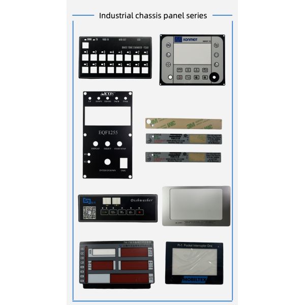 Custom Waterproof UV Resistant Membrane Panel Overlay with Customizable Cutouts for Industrial and Consumer Applications