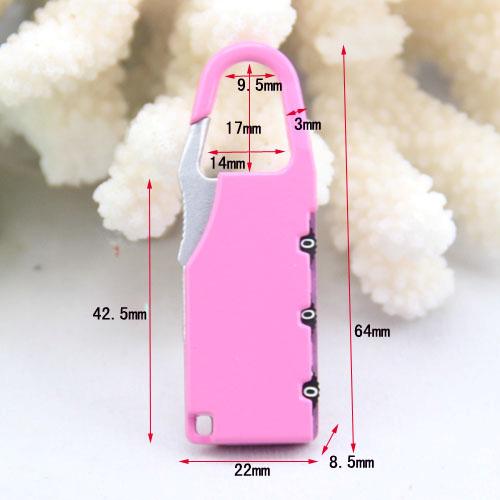 Mini Luggage Combination Padlock for Promotion Gifts