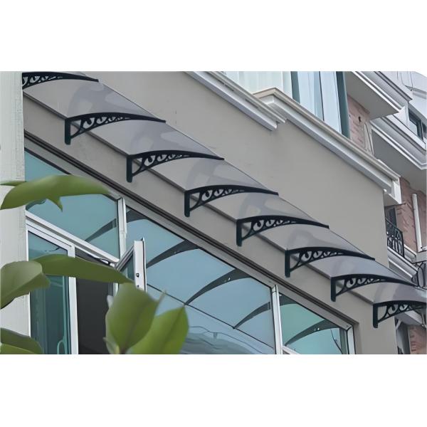 Wall Mounted Window Canopy with Temperature Variance Resistance and Aluminum Profile Frame
