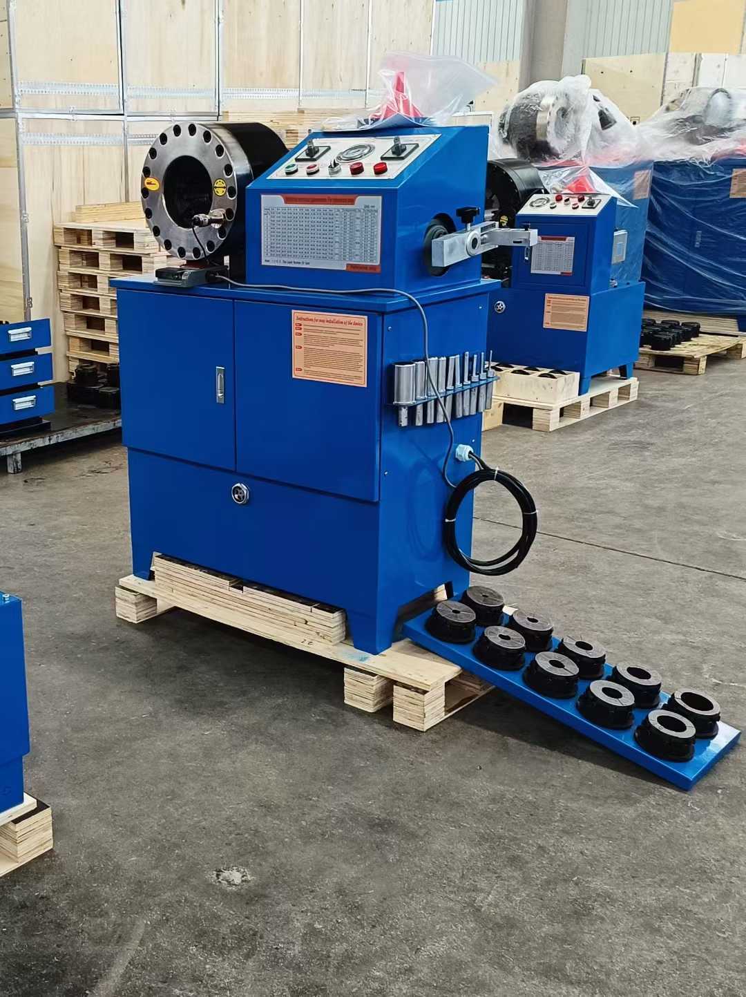 6-51mm Dual Functionality Hydraulic Hose Crimping Machine with Robust Construction and Hose Skiving Capability