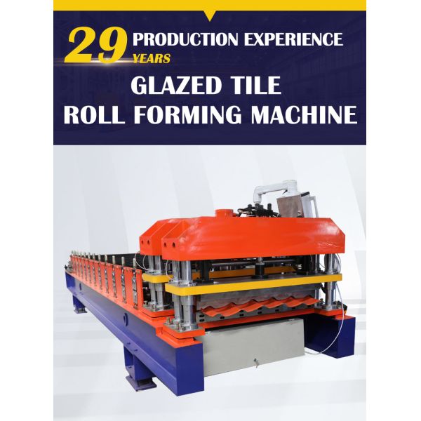 Color Steel Tile Structure Building Material Galvanized Glazed Tile Roll Forming Machine