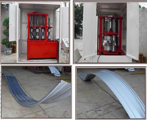 5 Ton Uncoiler 14 Stations Tapered Panel Roll Forming Machine For Bemo Roof Panel