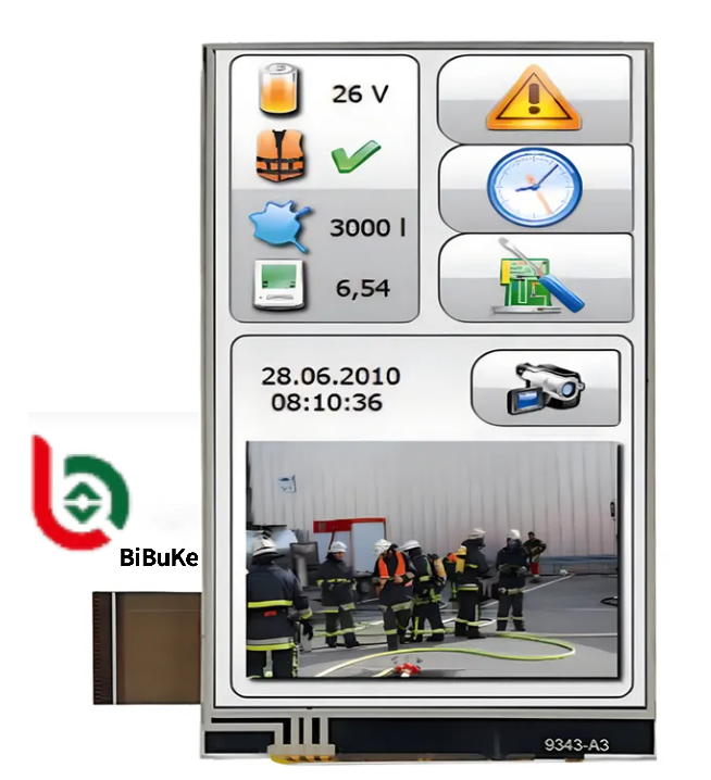 3.97 Inch 480x800 Resolution IPS TFT LCD Screen with SPI RGB 24 Bits Interface