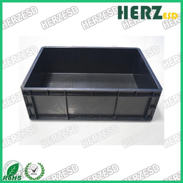 Durable Industry ESD Corrugated Bins , ESD Safe Boxes RoHS Certification